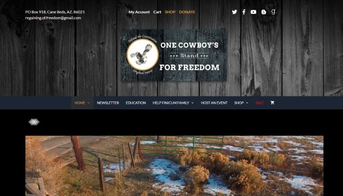 One Cowboys Stand For Freedom